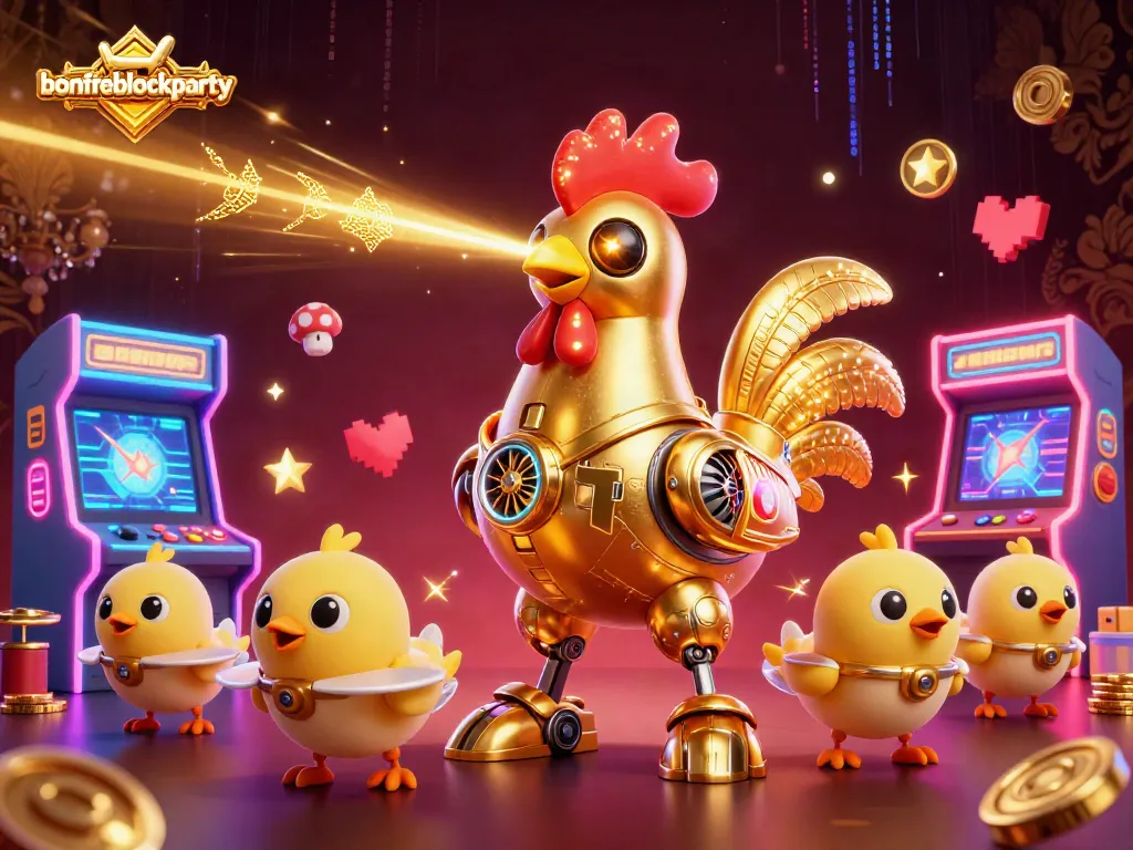 Experience thrilling wins at the bonfireblockparty with dynamic gaming excitement in a vibrant scene.